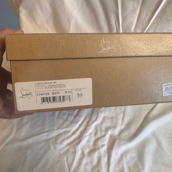 Christian Louboutin Jane Mule 85 (size 39/9) *Black* Red Bottoms - Picture 3 of 15